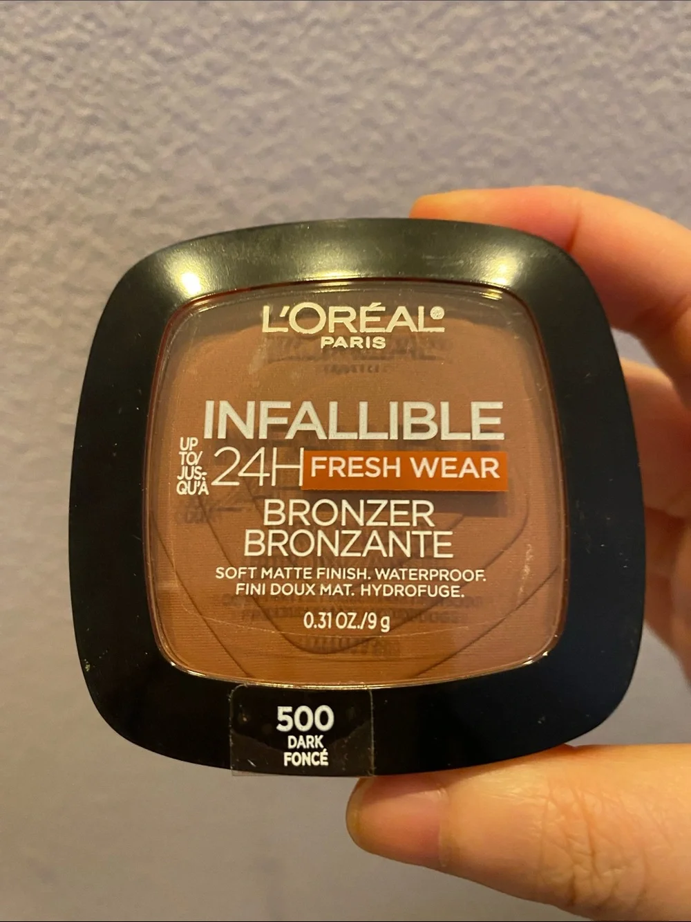 L'Oreal Infallible Fresh Wear Bronzer - 500 Dark (Brown)